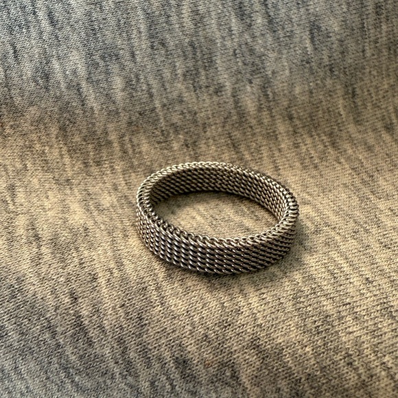 Silver Mesh Ring - Picture 5 of 5